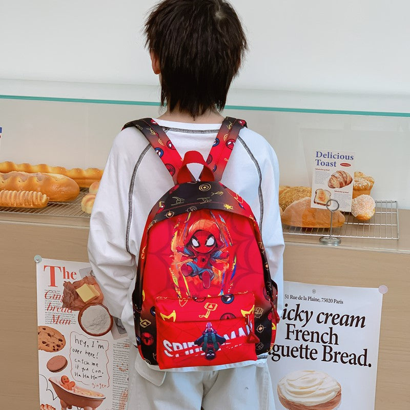New Cartoon Children's Bags Portable All-Match Boys Ultraman Backpack Burden Reduction Kindergarten Backpack