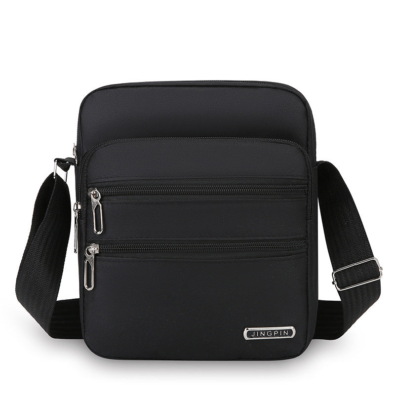 Fashionable Nylon Shoulder Bag with Multiple Pockets for Men and Women, Perfect for Daily Commute and Travel