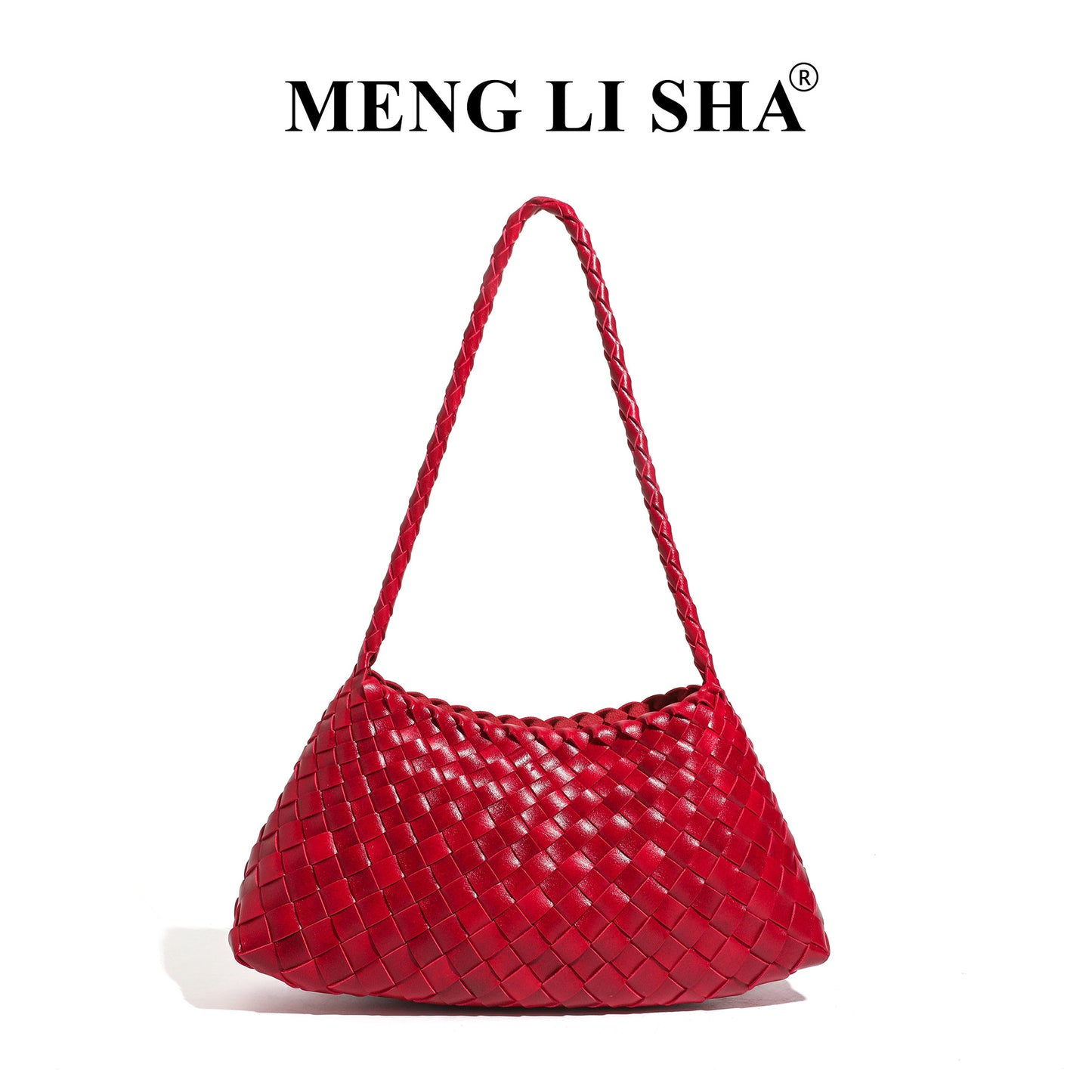 Popular Hand-Woven Bag Women's Fashion Retro Portable Vegetable Basket Bag All-Match Underarm One Shoulder Combination Bags