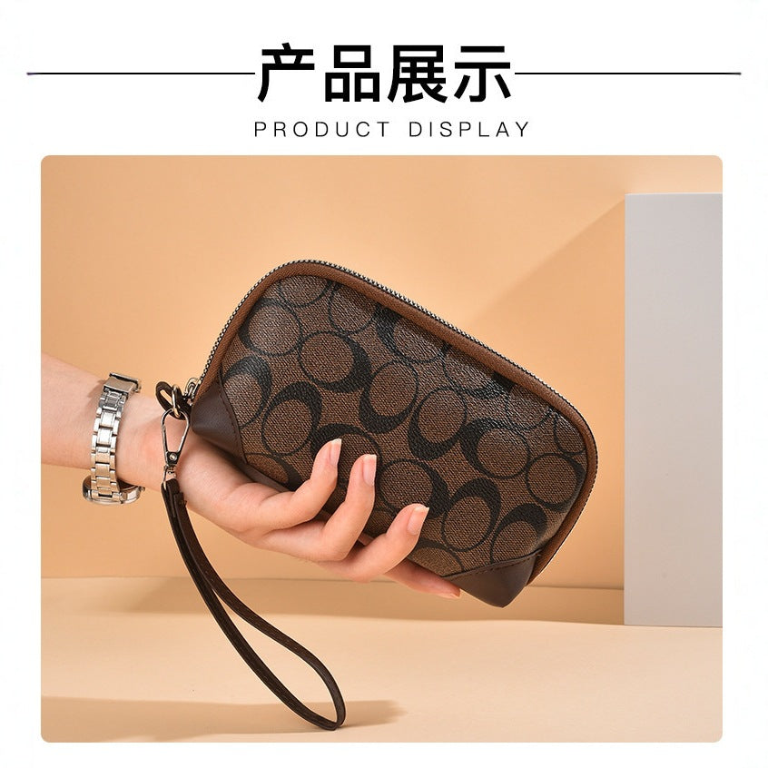 Women's Wallet New Classic Oval Printed Presbyopic Women's Elegant European and American Retro Handbag