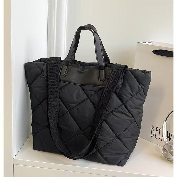 Cotton Coat Bag Korean Style Portable Tote Bag Women's Large Capacity Fashion All-Matching New Shoulder Bag