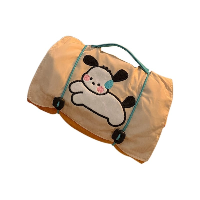 Cute Folding Ladies Cosmetic Bag Animal Pattern Large Capacity Travel Skincare Buggy Bag Multi-Layer Partition Portable Toiletry Bag