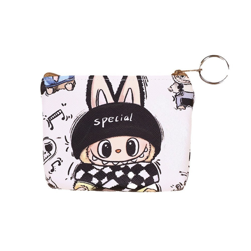 Korean Style Cute Student Cartoon Small Wallet Coin Purse Storage Macaron