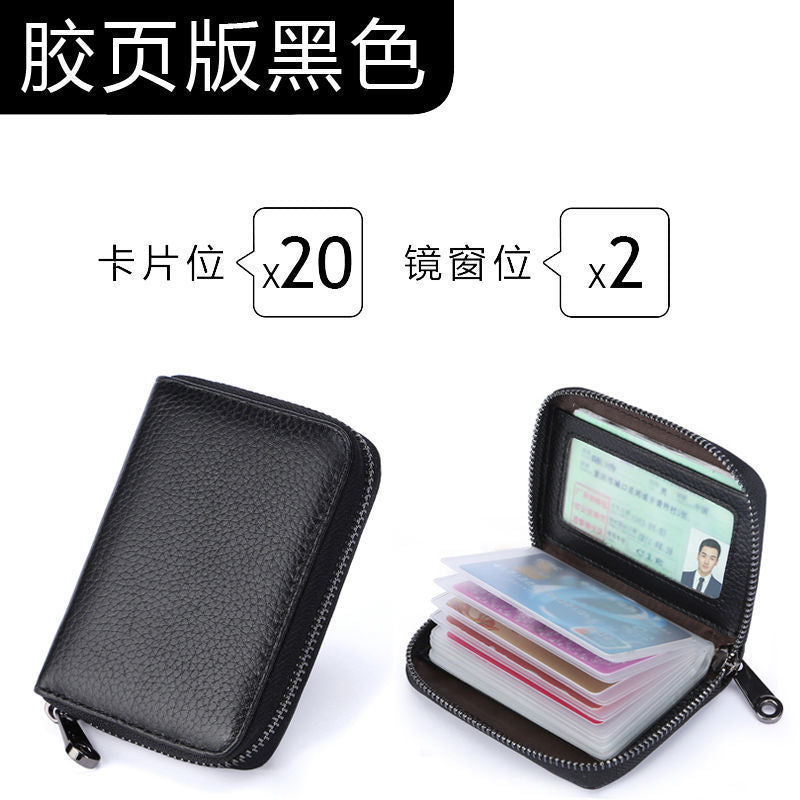 Cute Cartoon Bear Wallet with Multiple Card Slots and ID Window for Daily Use
