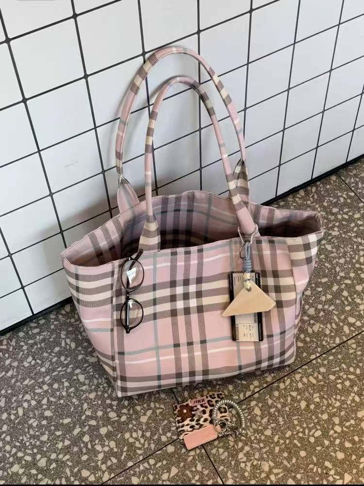 Korean Style Women's Tote New Large Capacity Shoulder Bag Daily Commute Student's Canvas Bag