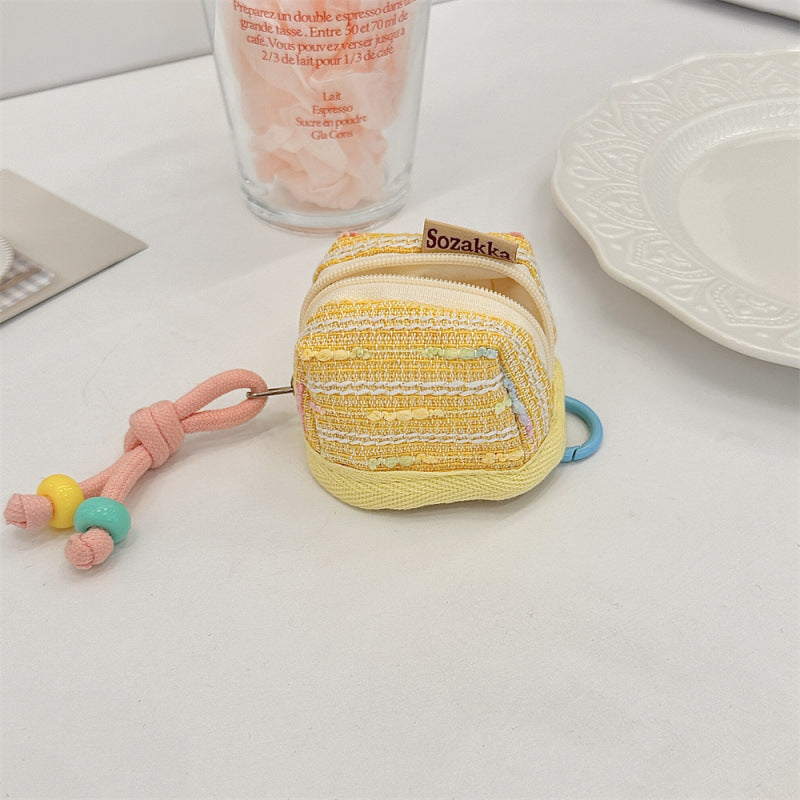 Classic Style Cute Portable Suitable for Apple Wireless Bluetooth Headset Protective Cover Storage Soft Cloth Shell
