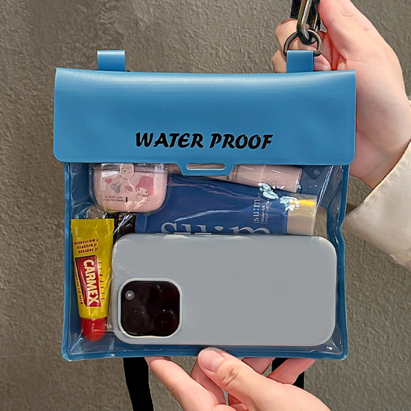 Large Capacity Waterproof Phone Bag with Touch Screen, Perfect for Swimming, Travel, Diving, Hiking, and Outdoor Activities