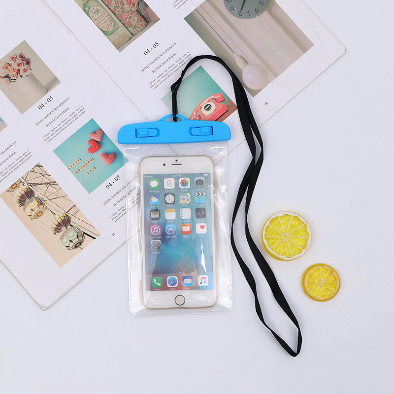 Thick Waterproof Phone Pouch with Air Cushion for Swimming, Diving, Outdoor Activities and Underwater Photography