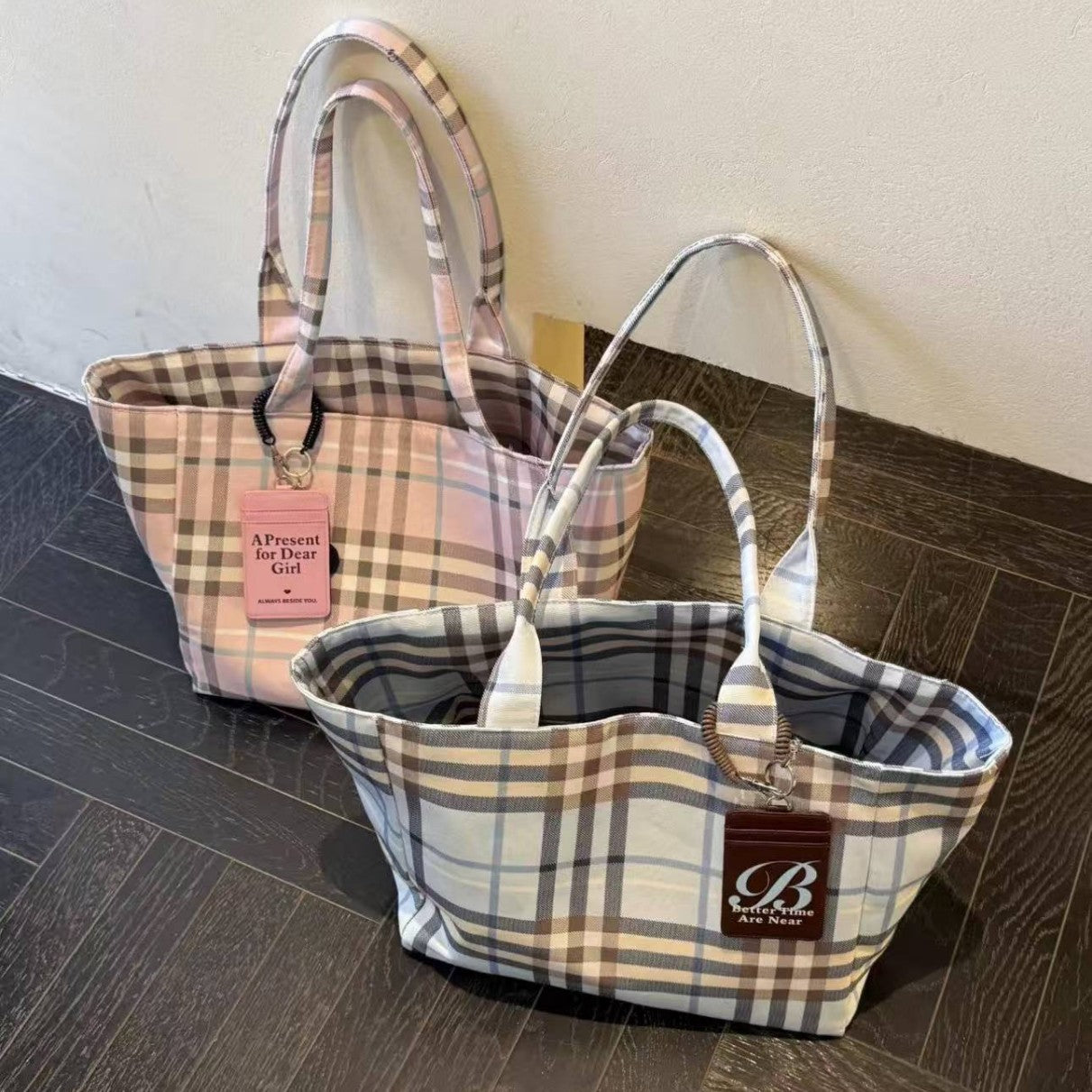 Korean Style Women's Tote New Large Capacity Shoulder Bag Daily Commute Student's Canvas Bag