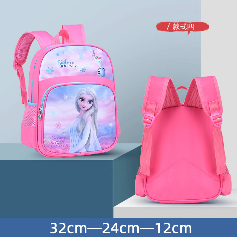 Cute Cartoon Stitch Kids Backpack for Kindergarten and School, Breathable and Waterproof Design with Thick Shoulder Straps