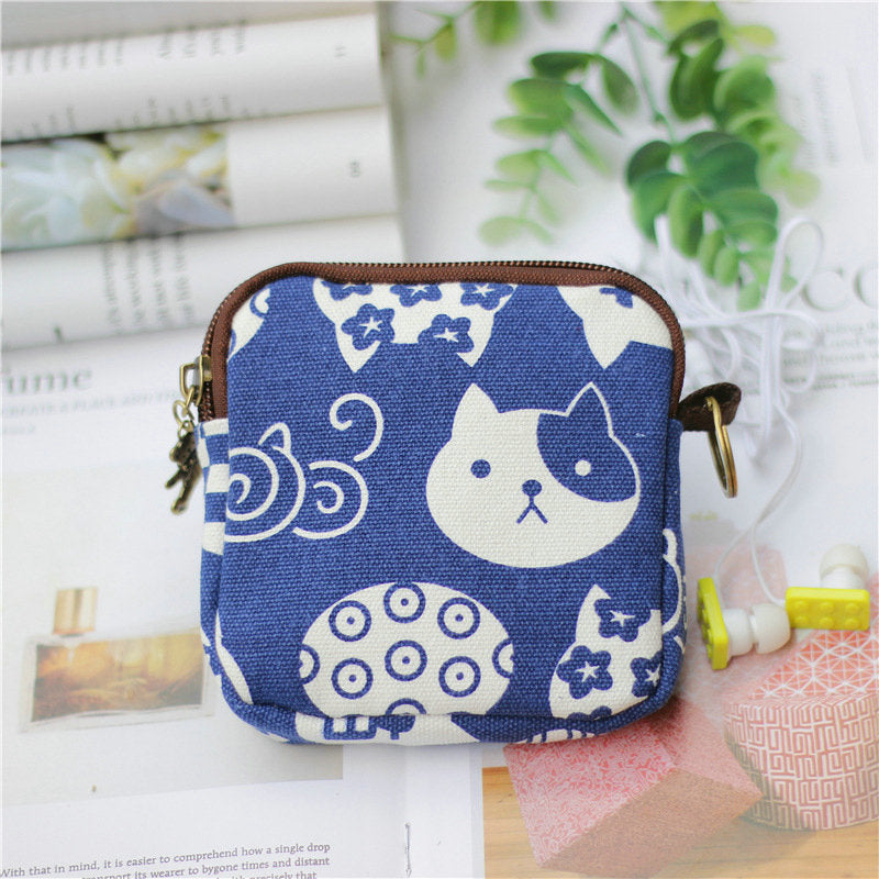 New Coin Purse Shell Small Cloth Bag Cute Girl Small Wallet Japanese Small Bag Coin Storage Bag