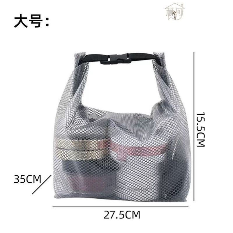 Waterproof Mesh Swim Bag with Dry-Wet Separation, Large Capacity for Gym, Beach, and Travel ¨C Perfect for Men and Women