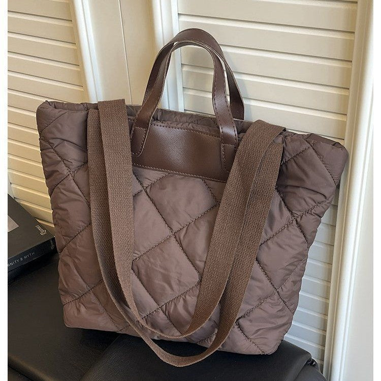Cotton Coat Bag Korean Style Portable Tote Bag Women's Large Capacity Fashion All-Matching New Shoulder Bag