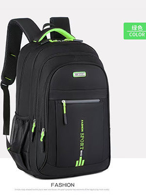 Men's Large Capacity Backpack Airpillow Straps Breathable Design Suitable for Business Travel Students Daily Use