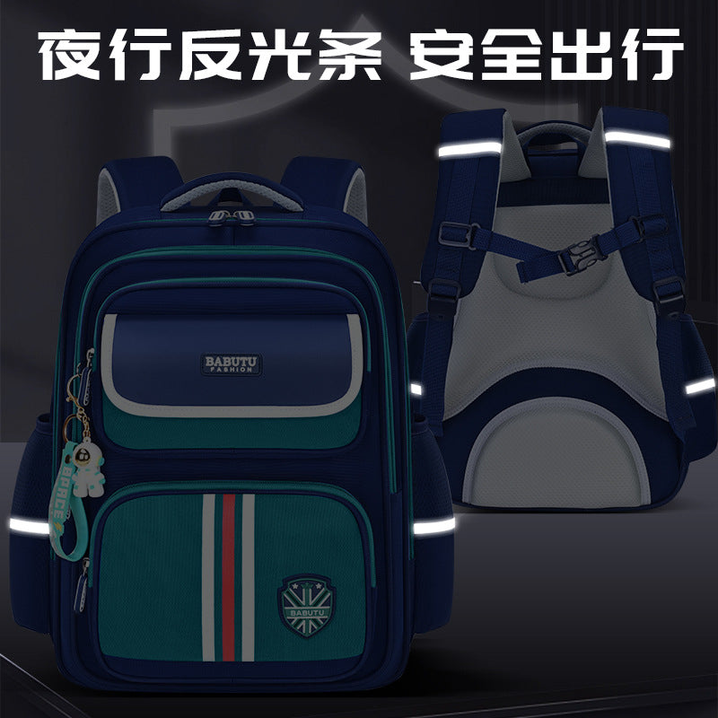 Lightweight & Breathable School Backpack for Kids with Large Capacity and Ergonomic Design, Perfect for Grades 1-6