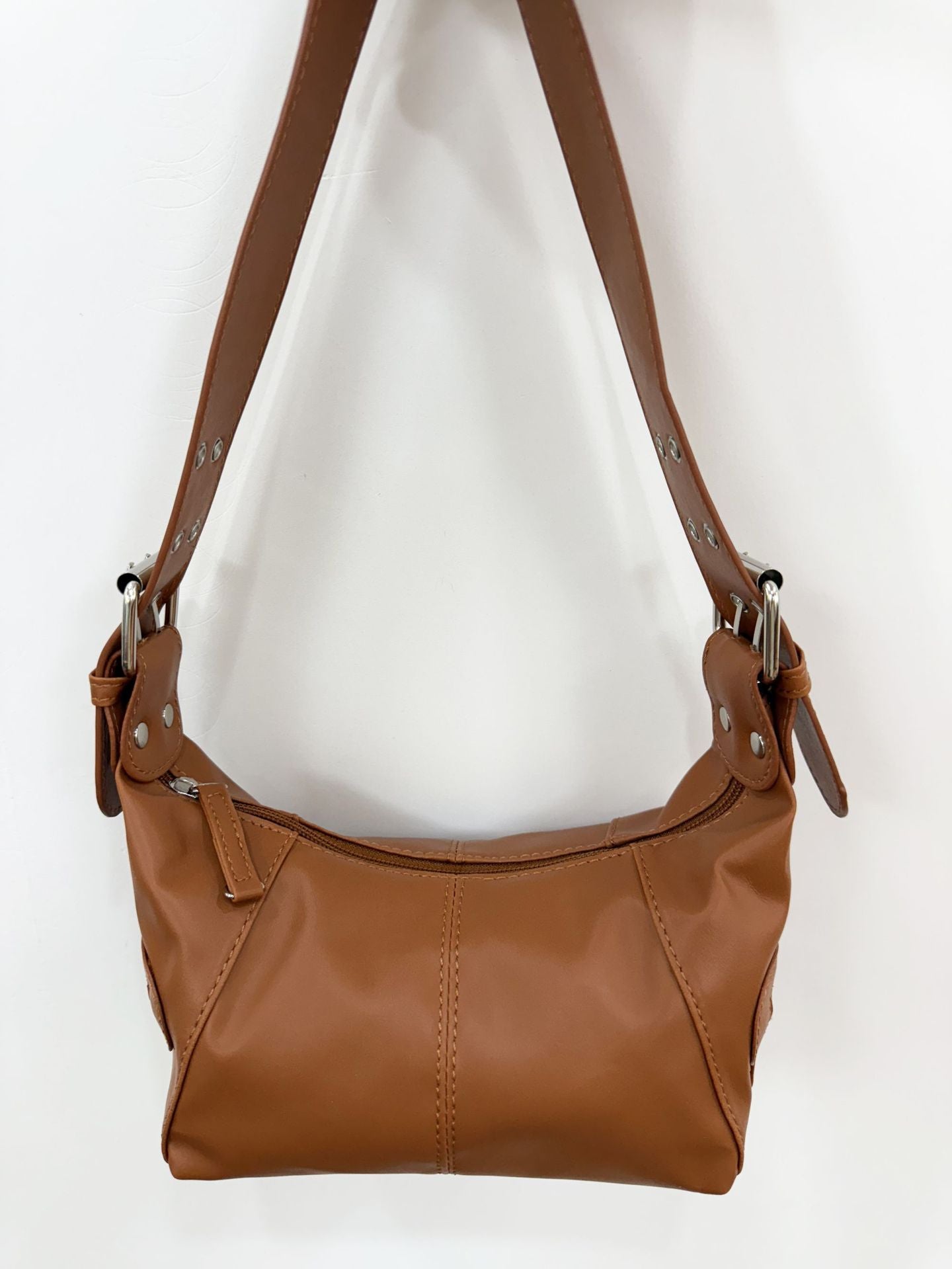 Cool Street Style PU Leather Shoulder Bag Design Everyday Joker Fashion Underarm Bag