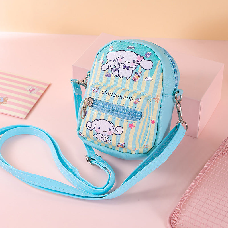 Coin Purse Ins Style Cute Girl Heart Student Minimalist Creative Zipper Small Bag Carry-on One-Shoulder Crossboby Bag