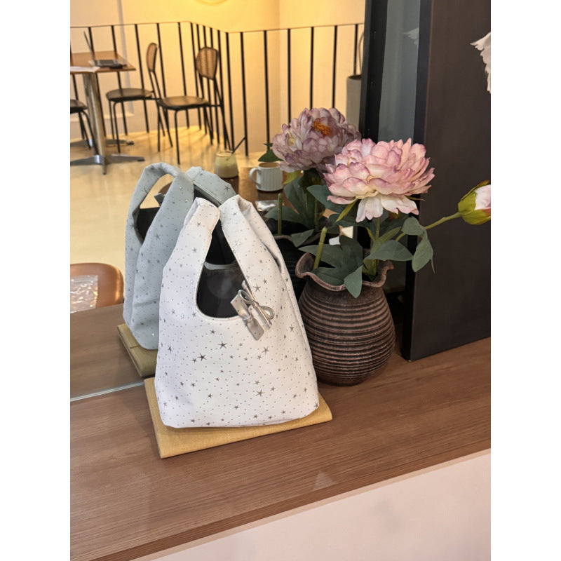 Handbag Women's XINGX Embellished Canvas New Korean Style Carrying Case Cute Commuter Bag