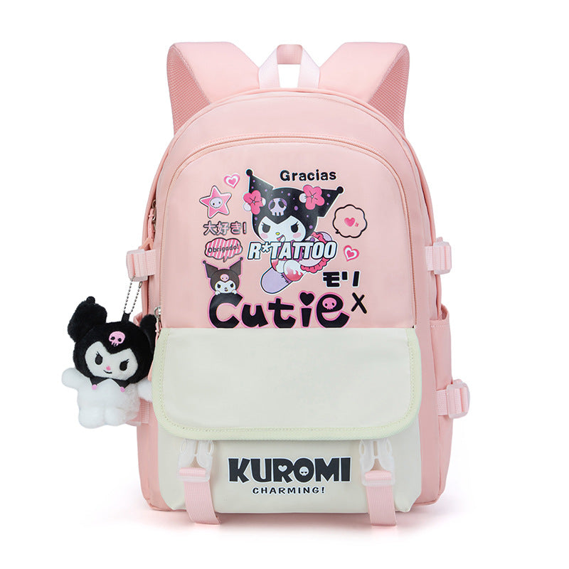 Clow M Joint Name Cute Schoolbag Children Backpack Lightweight Large Capacity Suitable for Primary School Students to Junior High School Students