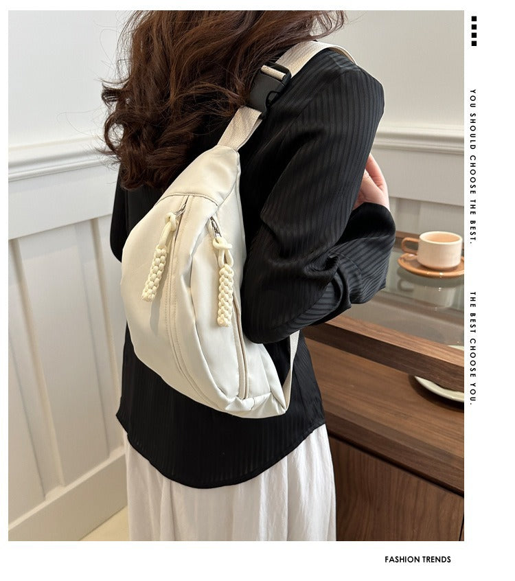 Nylon Casual Simple Trendy New Sports Men and Women Commuter Outdoor All-Matching Shoulder Messenger Bag