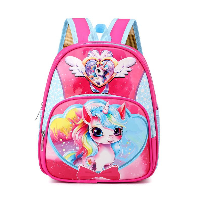 New Spider-Man Cartoon Kid's Small Schoolbag Labubu Boys and Girls Kindergarten Backpack Super Light and Burden-Free