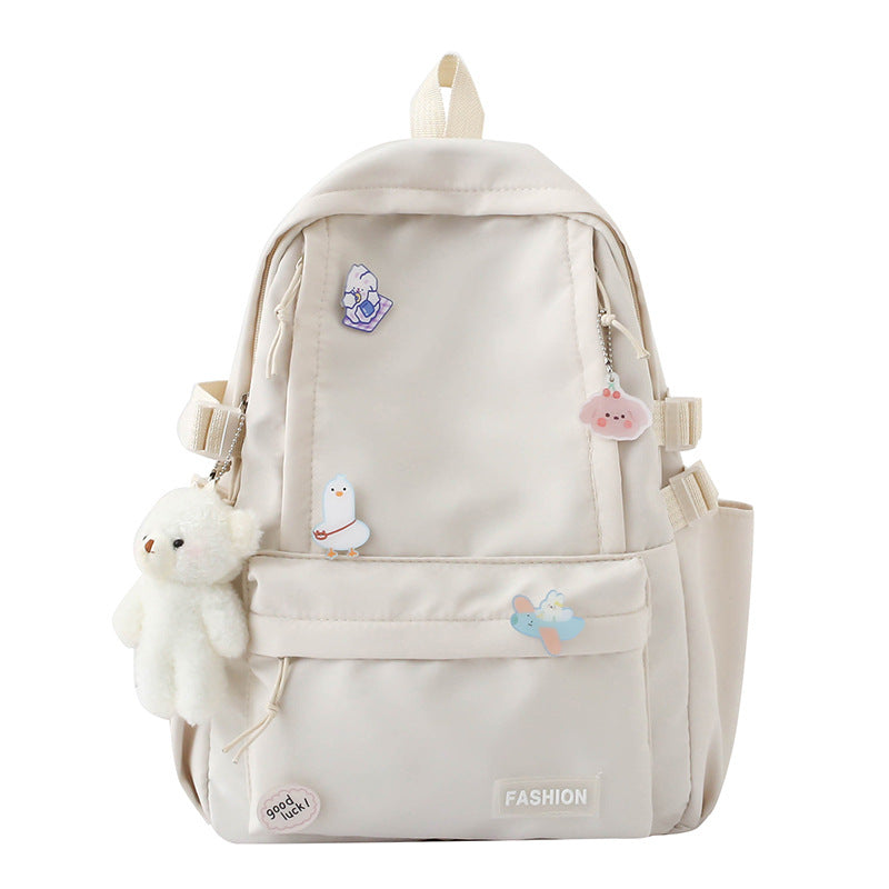 Cute Fashion Backpack Lightweight and Large Capacity Daily Commuter Learning Backpack