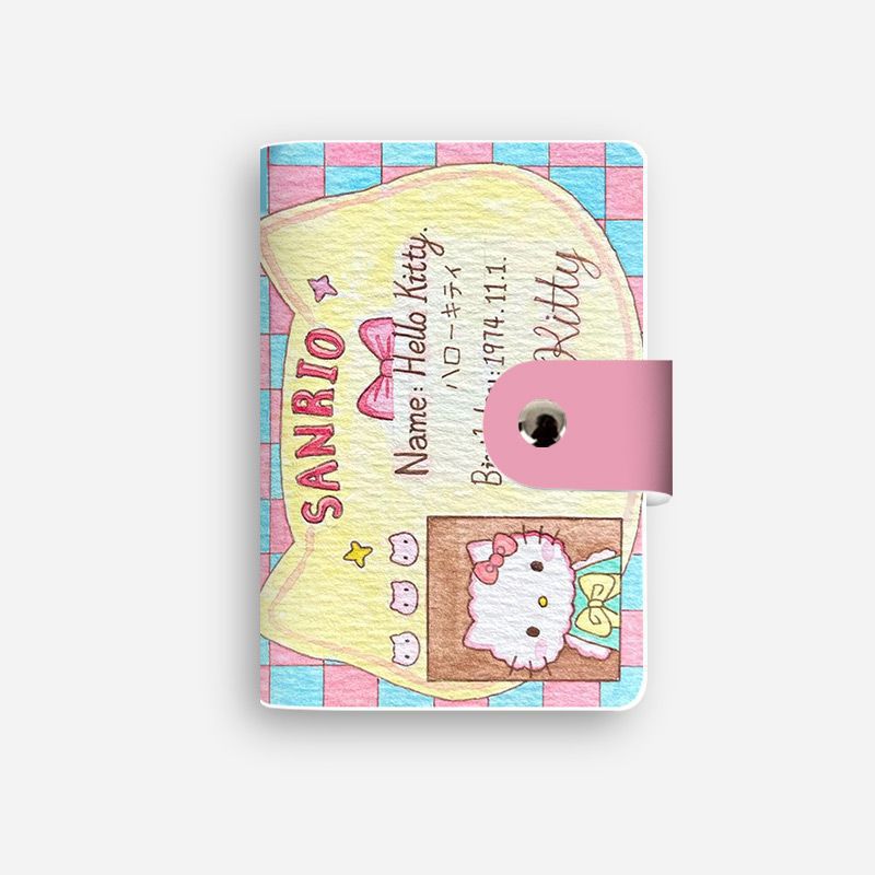 Cute Hello Kitty Ladies Card Holder + ID Card Storage Ultra-Thin Compact Cartoon Style