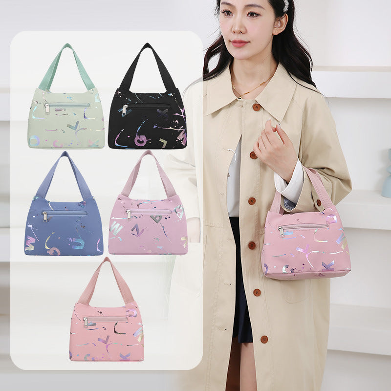 Fashionable Printed Tote Bag for Women, Lightweight and Elegant Design with Multiple Pockets for Daily Use