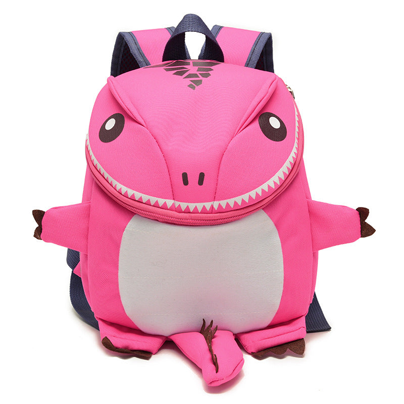 Cute Dinosaur Backpack for Kids Toddler School Bag Cartoon Design Anti-theft Lightweight Dual Shoulder Bag