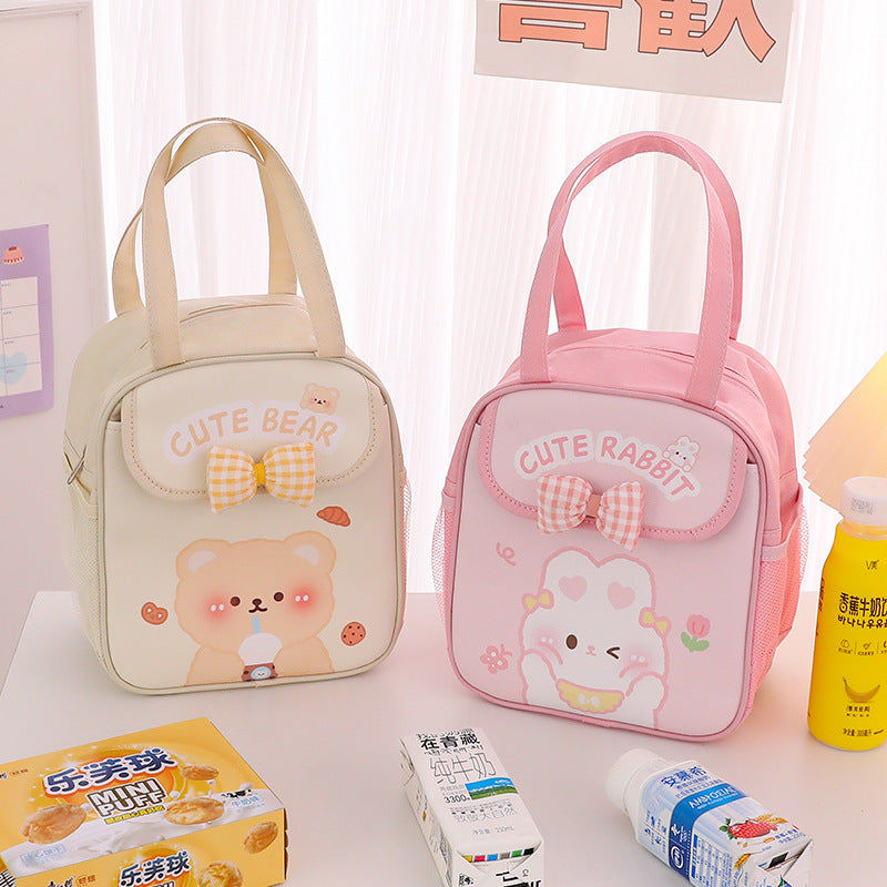 Student Heat Preservation Lunch Bag Buggy Bag Women's Large Capacity Lunch Box Bag Thickened Aluminum Foil Lunch Bag Bag