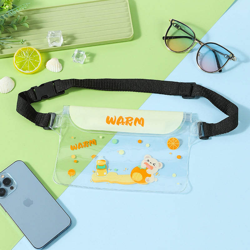 Three-Layer Sealed Transparent Mobile Phone Waterproof Bag Suitable for Swimming Mountaineering Beach Outdoor Sports
