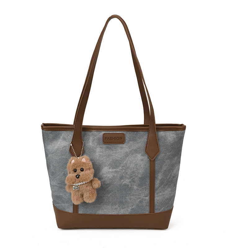 New Good-looking Commuter Bag Women's Western Style Shoulder Bag Fashion Casual Large Capacity Tote Bag