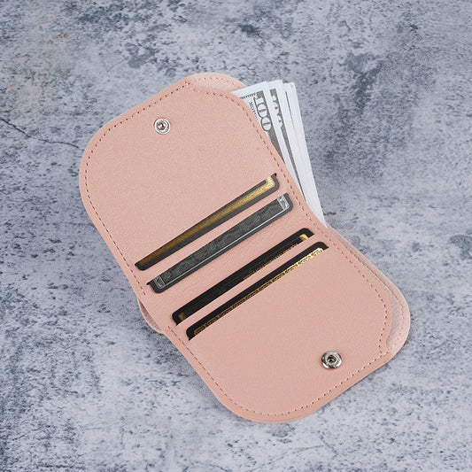 Japanese and Korean Small Wallet Women's Ultra-Thin New Student Card Holder One Wallet Multifunctional Coin Purse