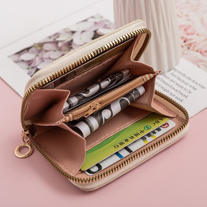Cartoon Hellokitty Girls' Bank Card Coin Bag Coin Pocket Mini Cute Zipper Creative Small Wallet