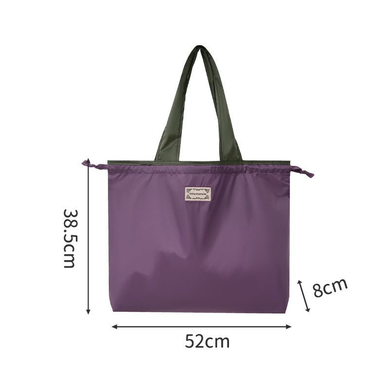 Foldable Shopping Bag Portable Supermarket Eco-friendly Bag Fashion Portable Grocery Bag Eco-friendly Shopping Handbag