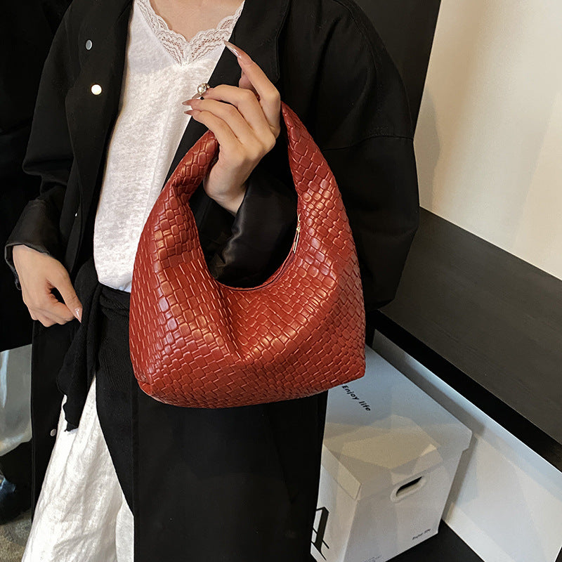 Underarm Bag Women's Fashion New Portable Personality European and American Style Bag Western Style Leisure Shoulder Bag