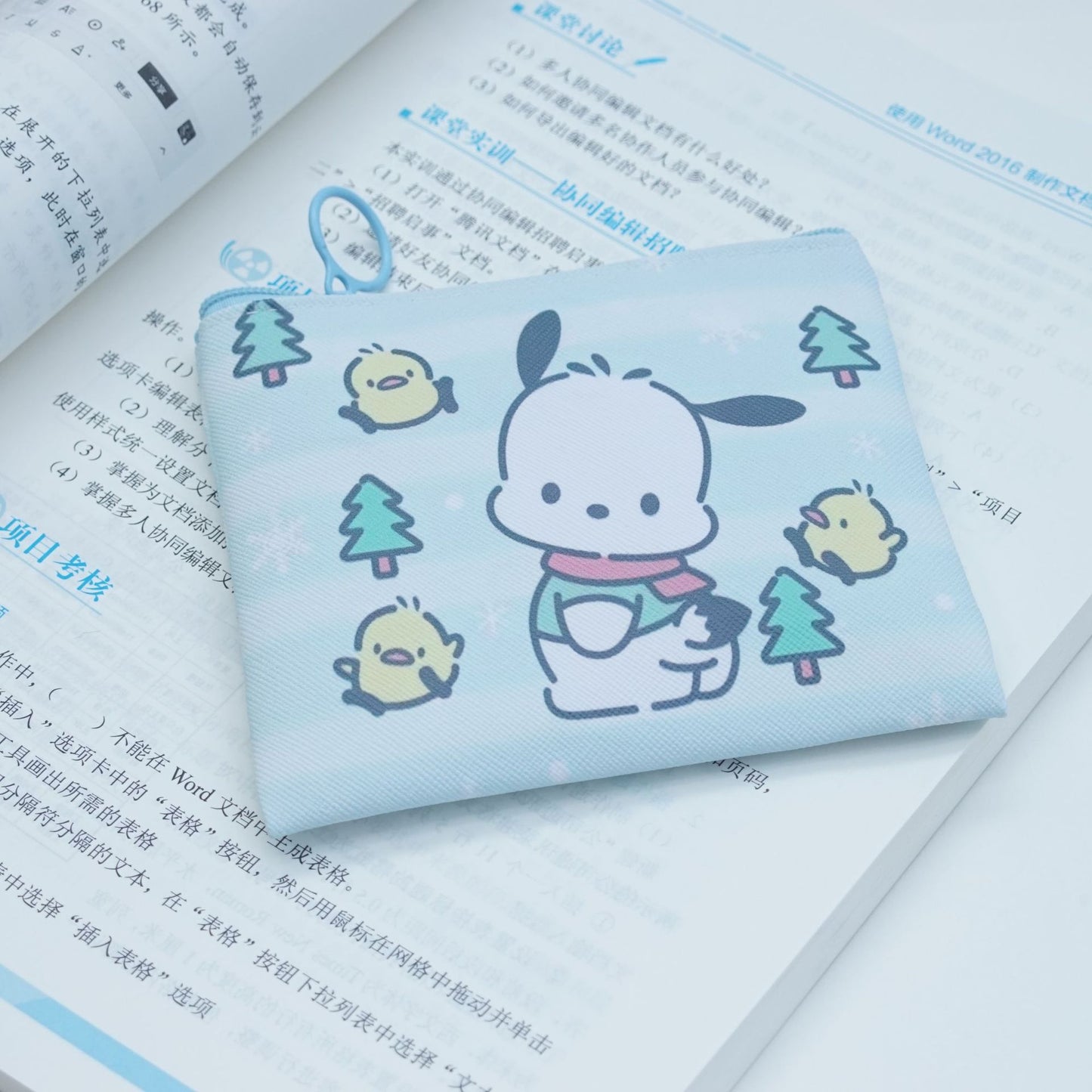 Cute My Melody Mini Wallet for Kids and Students with Drawstring Design and Cartoon Print