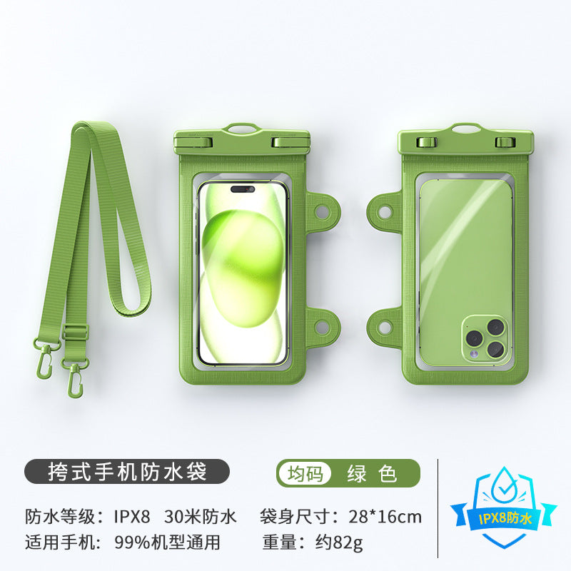 Waterproof Crossbody Phone Pouch with Touch Screen, IPX8 Rated for Swimming, Diving, Outdoor Adventures
