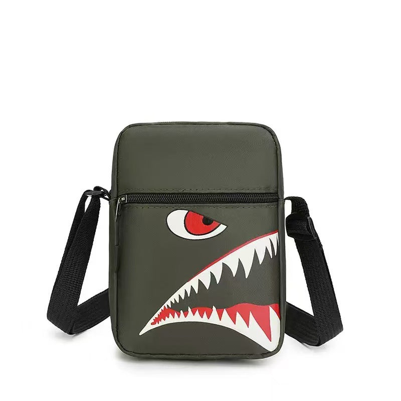 Fashionable Nylon Shoulder Bag with Multiple Pockets for Men and Women, Perfect for Daily Commute and Travel