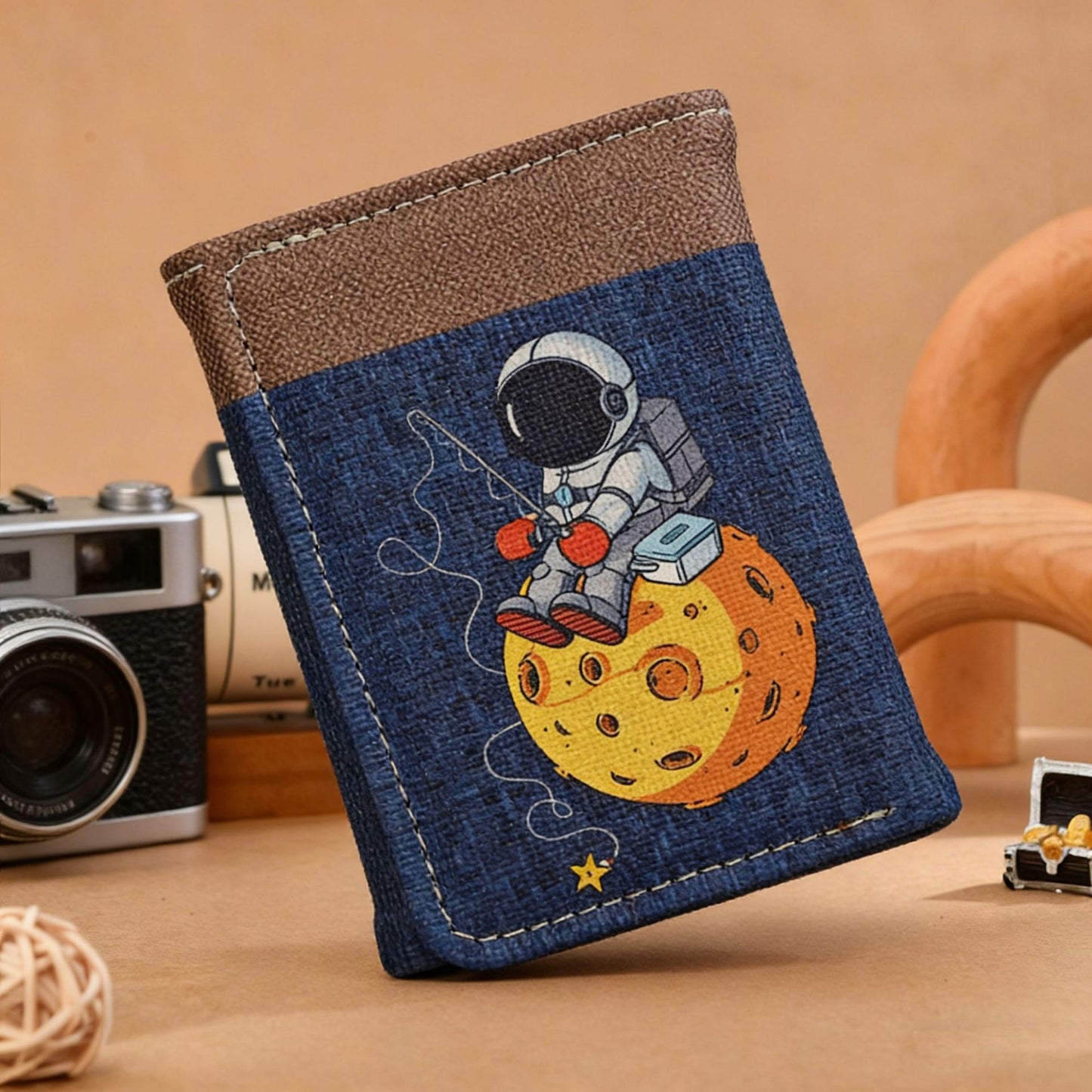Women's Mario Wallet Cartoon Game Character Tri Fold Card Holder Lightweight Breathable Waterproof Fashion Design