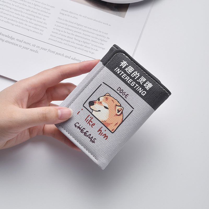 Women's Wallet Multiple Card Slots Design Waterproof Lightweight Everyday Joker Student Wallet Cute Japanese Style Style