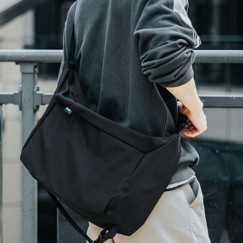 Shoulder Bag Japanese Style Trendy Casual All-Matching Crossbody Bag for Men School Bag