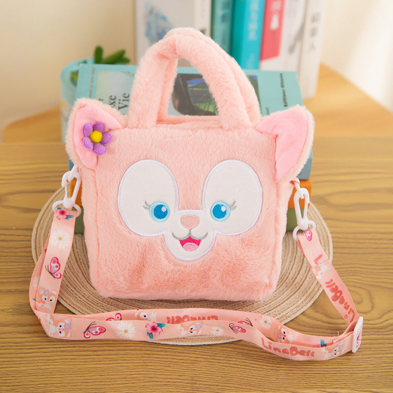New Cartoon Cute SpongeBob Doll Crossbody Bag Cinnamoroll Babycinnamoroll Girl Plush Toy Bag
