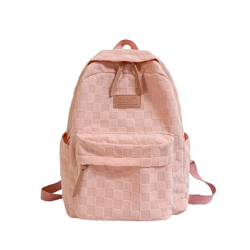Stylish Quilted Backpack for Students and Daily Use with Large Capacity and Comfortable Design