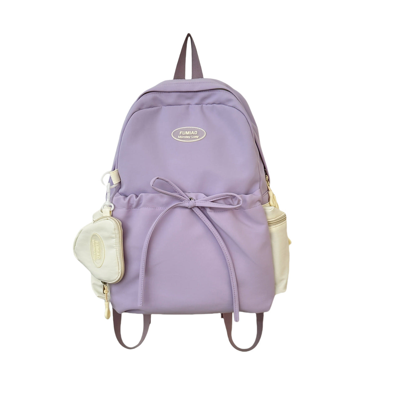 Lightweight Large Capacity Backpack for Students with Multiple Pockets and Drawstring Design, Perfect for School and Travel