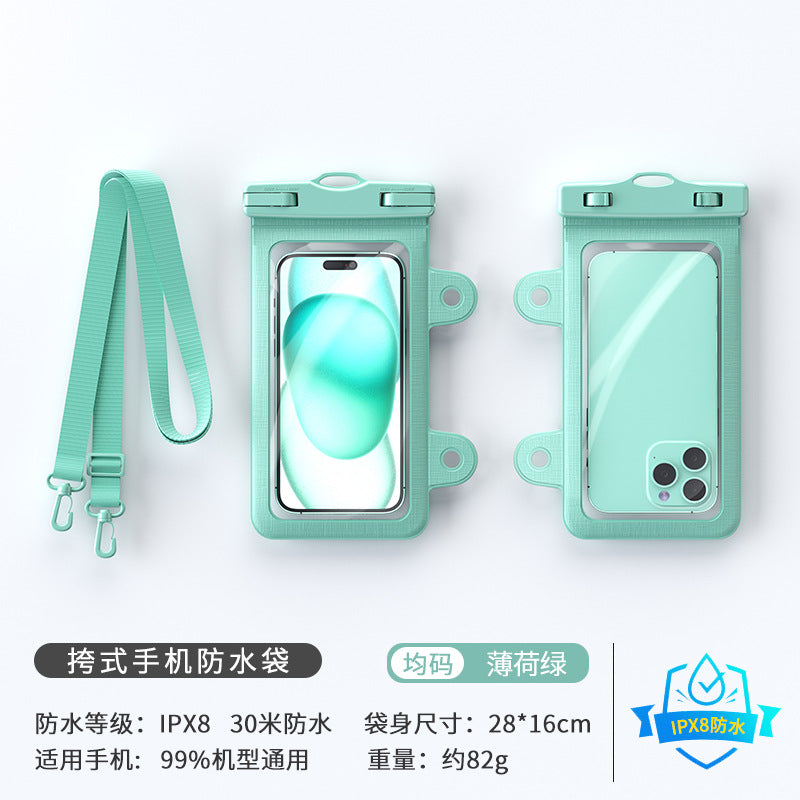 Waterproof Crossbody Phone Pouch with Touch Screen, IPX8 Rated for Swimming, Diving, Outdoor Adventures