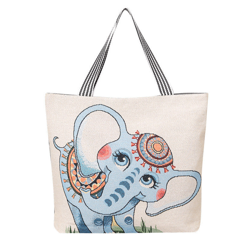 Outdoor Casual Shoulder Bag Women's Summer New Arrival Portable One-Shoulder Canvas