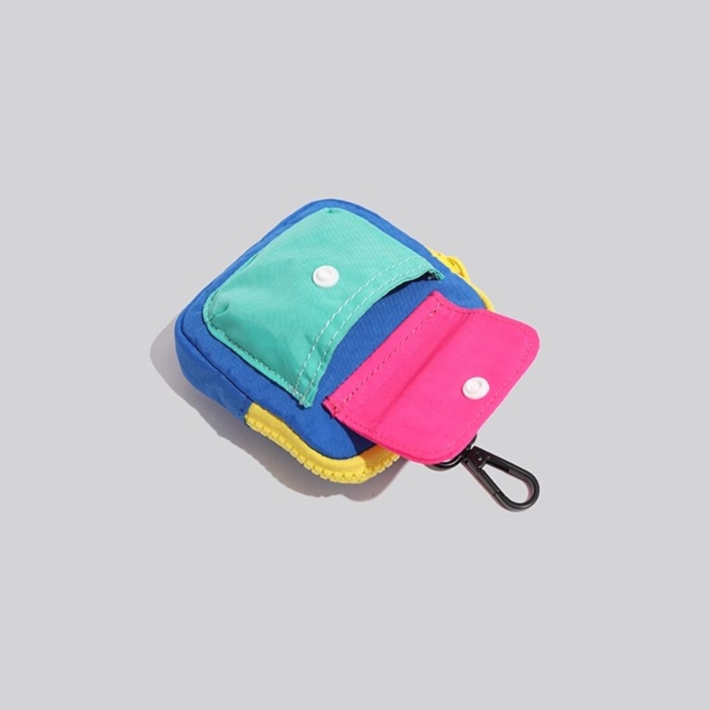 Contrast Color Mini-Portable Storage Bag Female Small Saddle Bag Bluetooth Headset Lipstick Coin Change Jacket