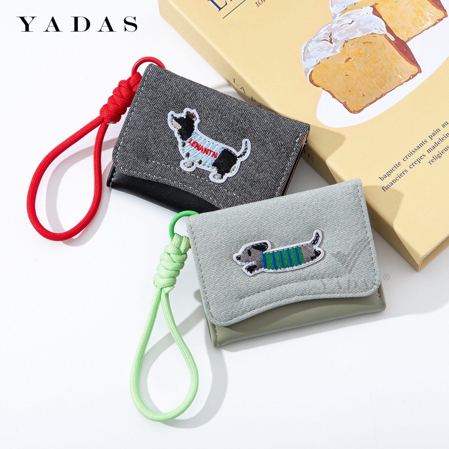 Minimalist PU Card Wallet with Rope Strap for Women, Lightweight and Multi-functional Everyday Accessory