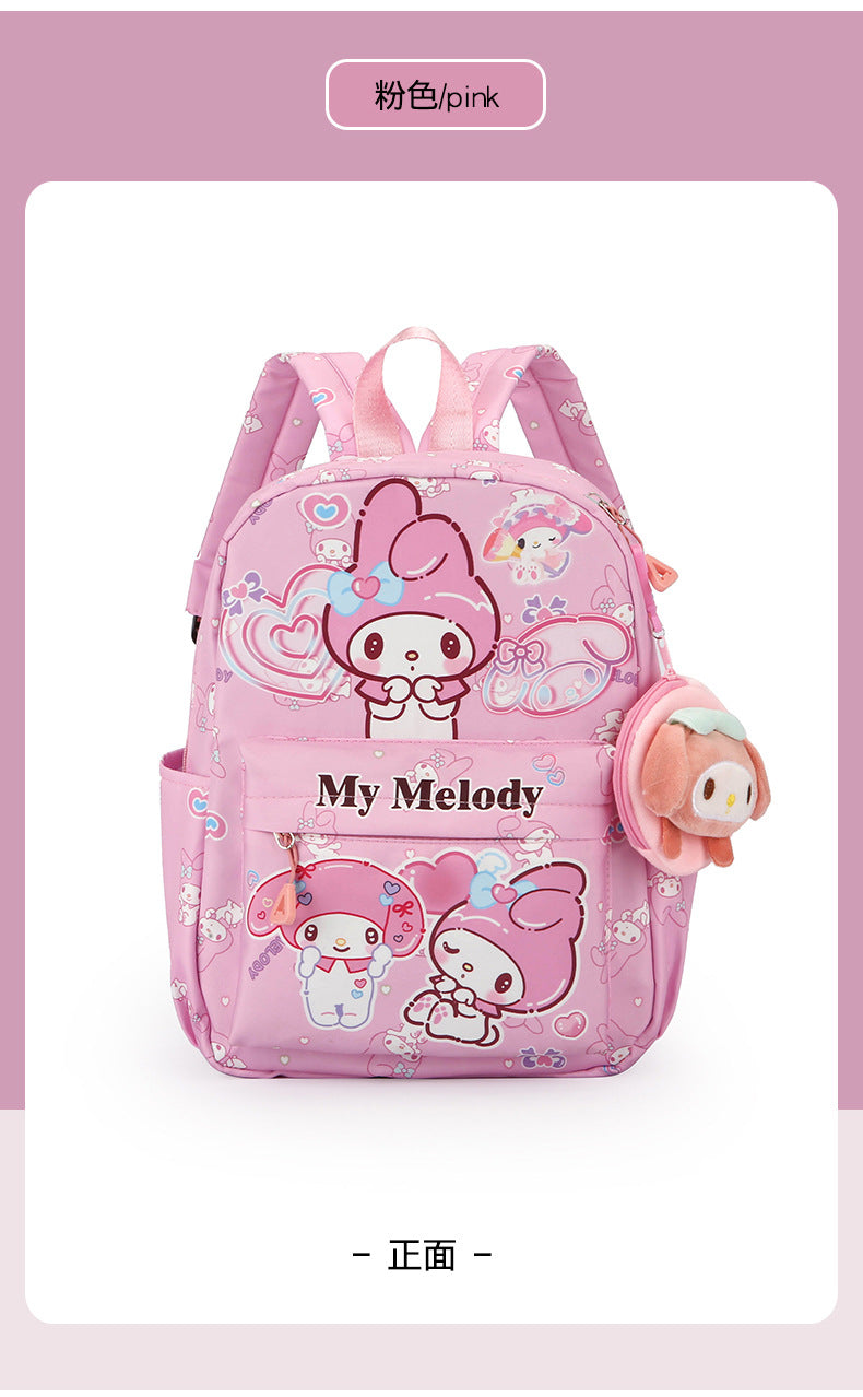 Cartoon Schoolbag Boys and Girls New Trendy Ultra-Light Good-looking Exquisite Kindergarten Parent-Child All-Match Backpack